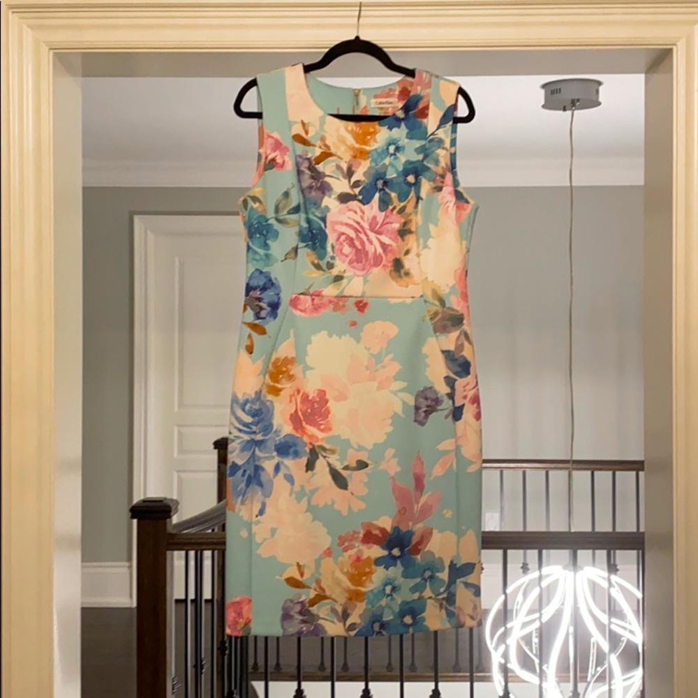 2 for $50 *Pre-Loved* Calvin Klein Floral Dress